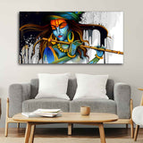 Krishna Playing a Flute Wall Painting
