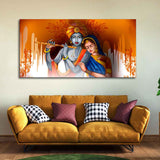 Radha Krishna Beautiful Canvas Wall Painting