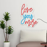 Couple Text Neon Sign LED Light