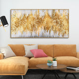 Luxurious Golden Pattern Premium Canvas Wall Painting