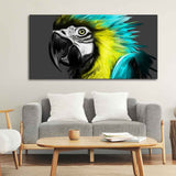 Macaw Parrot Abstract Art Wall Painting