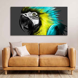 Macaw Parrot Abstract Art Wall Painting