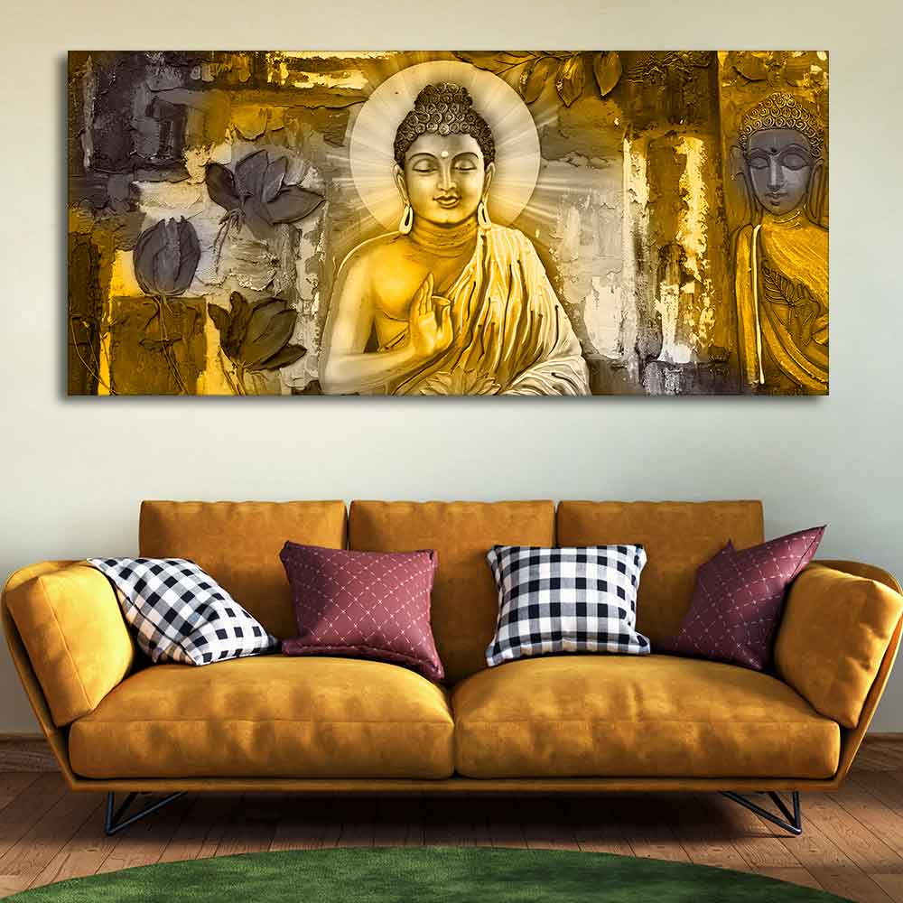  Lord Buddha Large Wall Painting