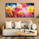 Art of Flowers Canvas Wall Painting