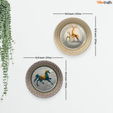 Animals Wall Hanging Plates of Two Pieces