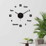 Modern Designer Big Size 3D Infinity Wall Clock