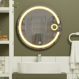 Modern Desinger Illuminating Lunar Bathroom Mirror With LED