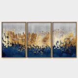 Design Premium Floating Canvas Wall Painting Set of Three