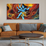 Natraja Lord of the Dance Canvas Wall Painting
