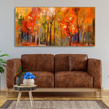 Nature Wall Painting of Colorful Autumn Forest
