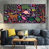 Night in the Forest Premium Wall Painting