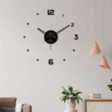 Numbers with Dots Designer Big Size 3D Infinity Wall Clock