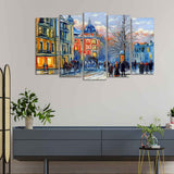 Canvas Five Pieces Wall Painting