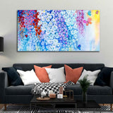 Premium Canvas Abstract Art Wall Painting of Orchid Flowers