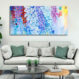 Abstract Art Wall Painting of Orchid Flowers
