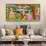 Premium Canvas Painting of Indian Holy Place Mathura Vrindavan