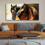 Premium Wall Painting of A Pair of Horses