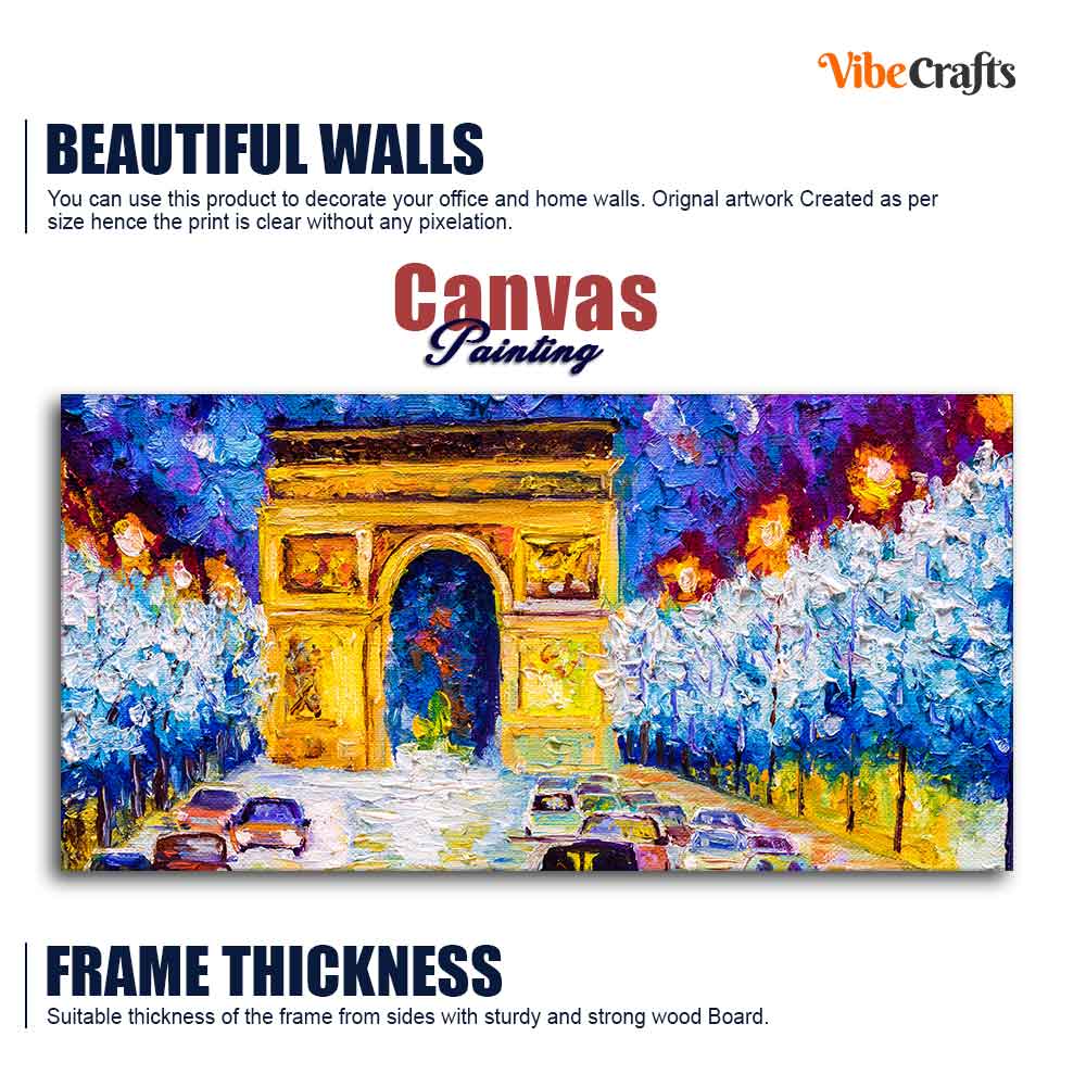 Premium Wall Painting of Abstract Arc de Triomphe