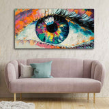  Wall Painting of Conceptual Abstract Picture of the Eye
