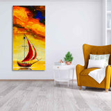 Premium Wall Painting of The Sailing