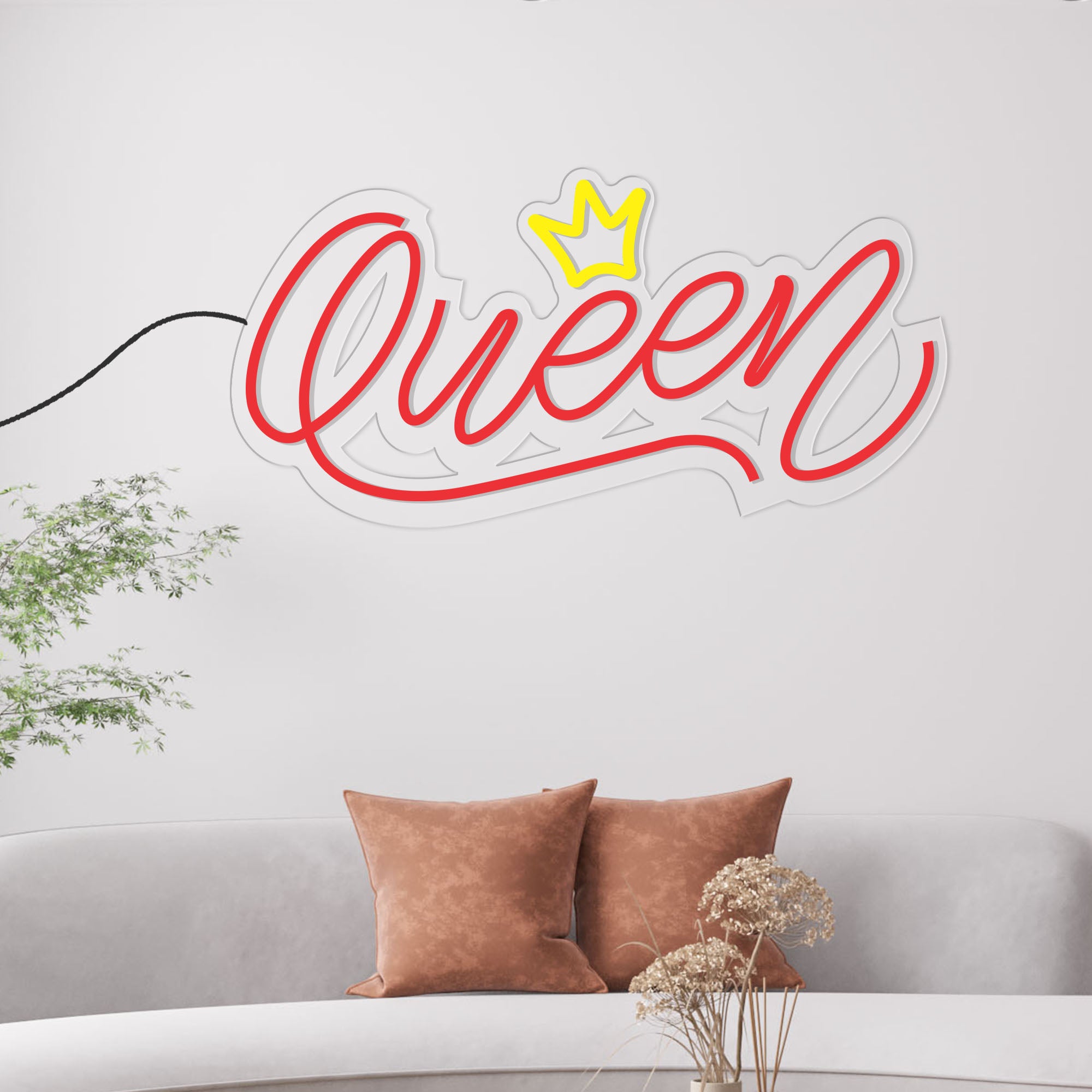 Queen Crown Neon Sign LED Light
