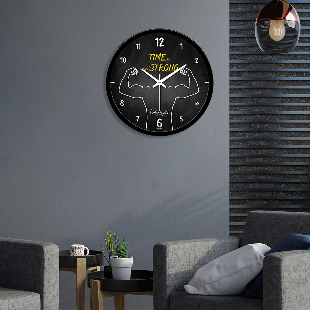 Quotes Printed Designer Wall Clock