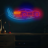Racing Car Neon Sign LED Light