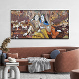Radha Krishna Canvas Wall Painting