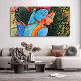 Radha with Flute Premium Wall Painting