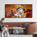  Rani with Krishna Premium Wall Painting
