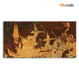 Emerald Buddha Temple Canvas Wall Painting