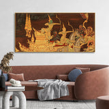  Story at the Emerald Buddha Temple Canvas Wall Painting