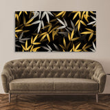 Bamboo Leaves Canvas Wall Painting