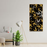 Bamboo Leaves Wall Painting