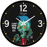 Rockstar Skeleton Designer Wall Clock