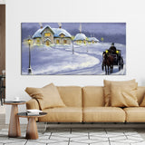Rural Landscape in Winters Wall Painting