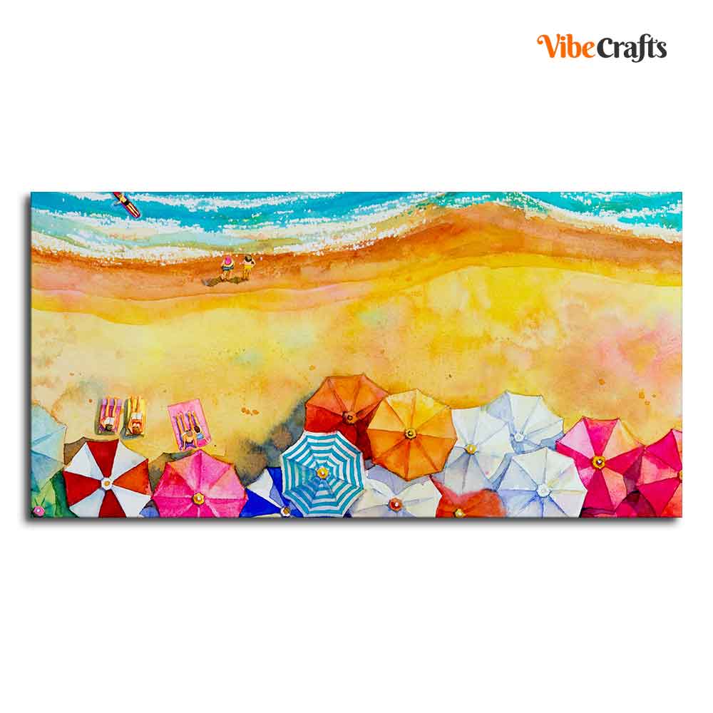 Canvas Watercolor Wall Painting