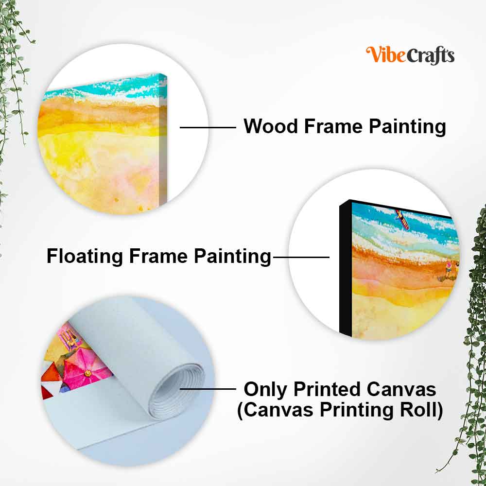Premium Canvas Watercolor Wall Painting