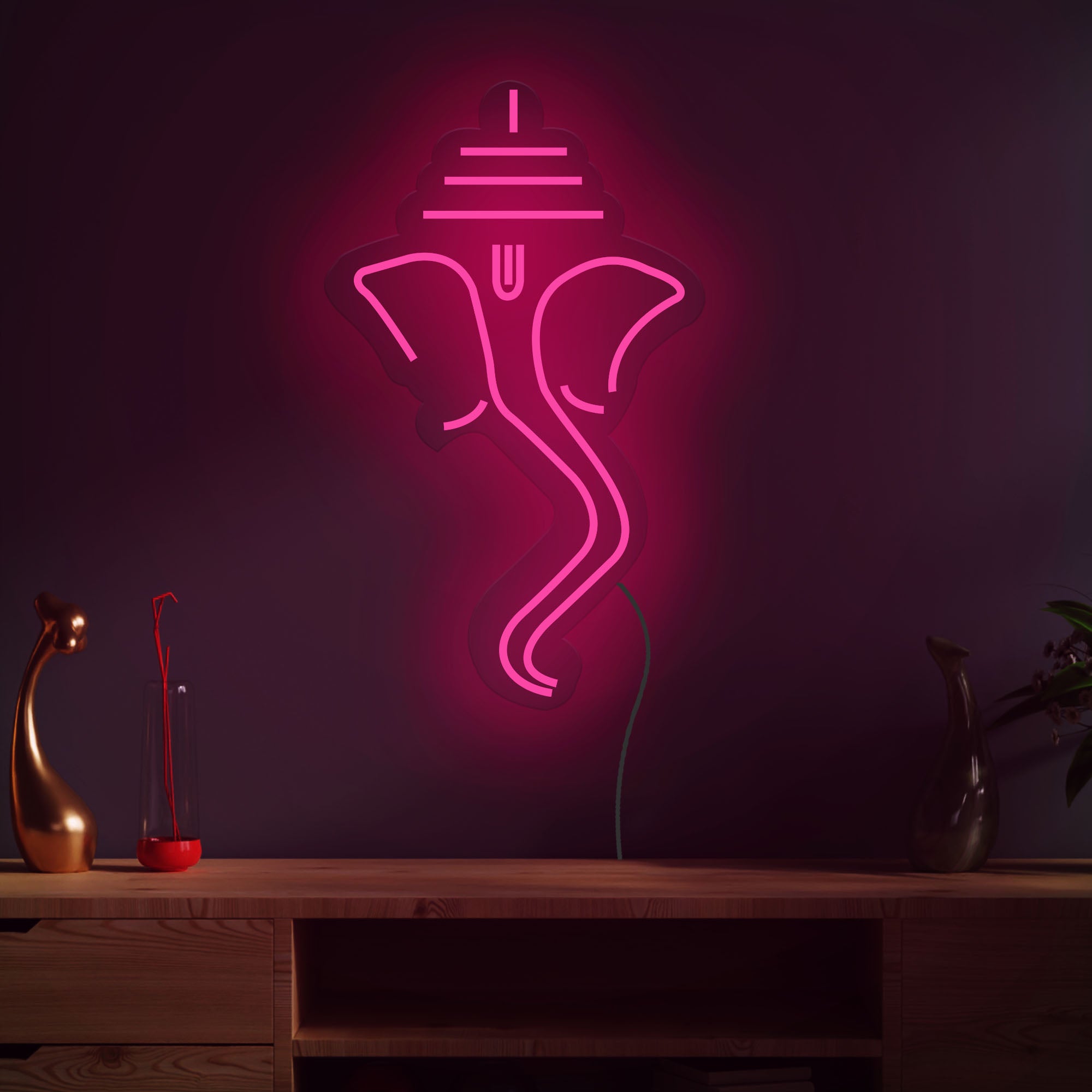 Shree Ganesha Neon Sign LED Light