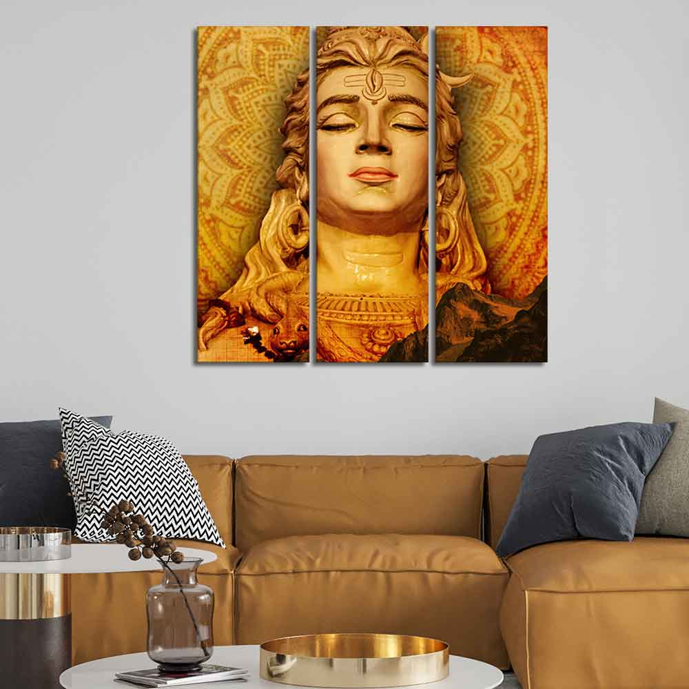Lord Shiva Canvas Wall Painting