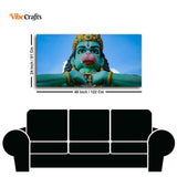 Statue of Lord Hanuman Canvas Wall Painting