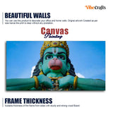 Statue of Lord Hanuman Canvas Wall Painting
