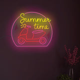 "Summer Time" Text Neon Sign LED Light