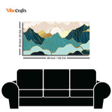 Sunrise Abstract Mountains Canvas wall Painting