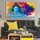 The God of Destruction Lord Shiva Wall Painting