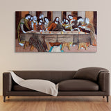 Supper of Christ in Church Canvas Wall Painting