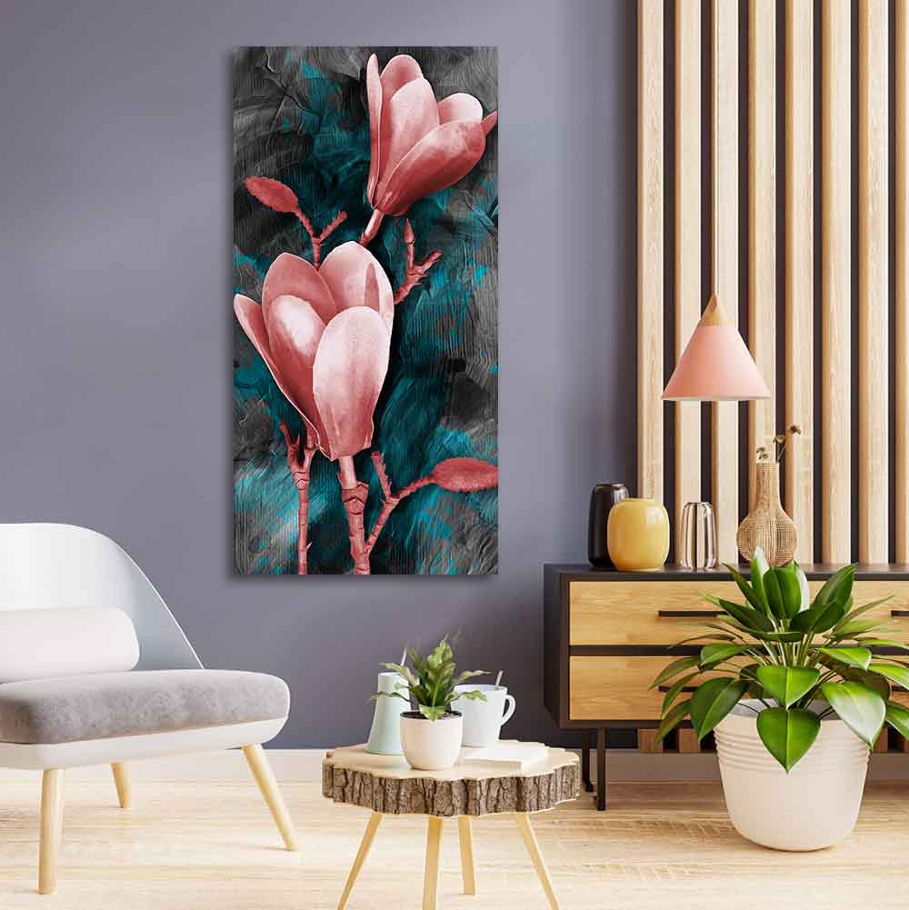 Tulips Flower Canvas Wall Hanging