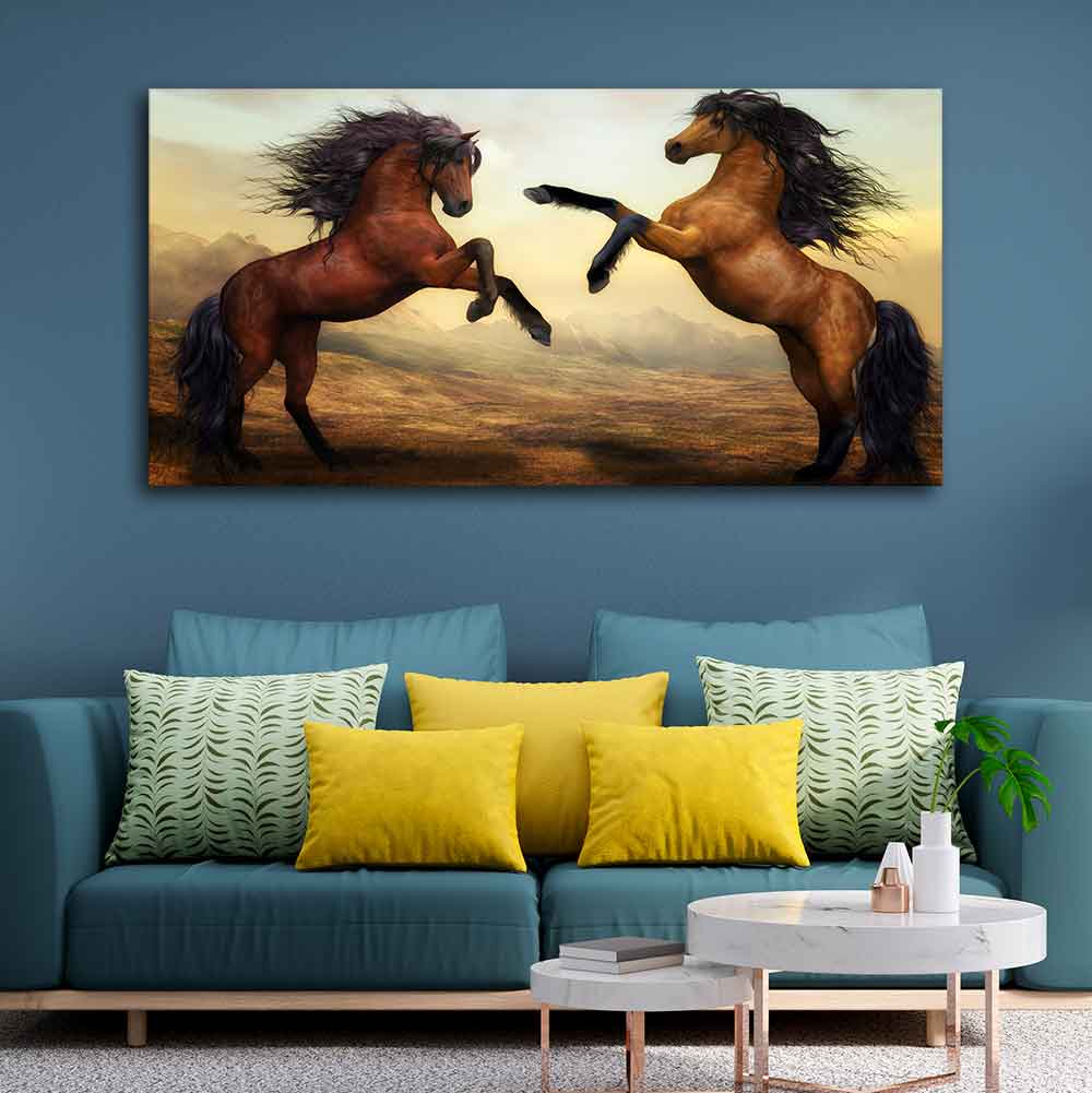 Horses Premium Wall Painting