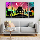  Canvas Wall Painting of Five Pieces