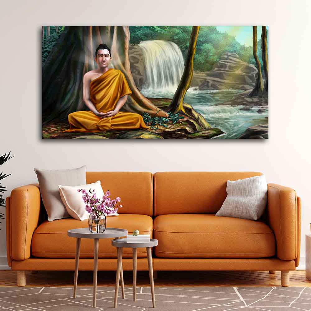 Wall Painting of Lord Buddha 